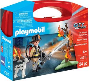 Playmobil City Action Fire Rescue Carry Case 70310 4+