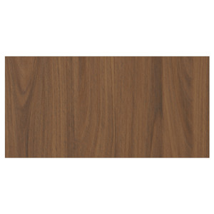 TISTORP Drawer front, brown walnut effect, 40x20 cm