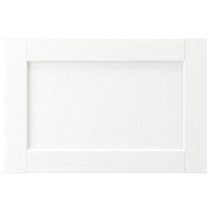 ENKÖPING Drawer front, white wood effect, 60x40 cm