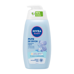 NIVEA Baby Shower Gel - Gentle Bath 95% Natural 450ml