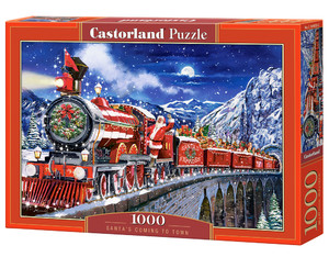 Castorland Jigsaw Puzzle Santa's Coming To Town 1000pcs