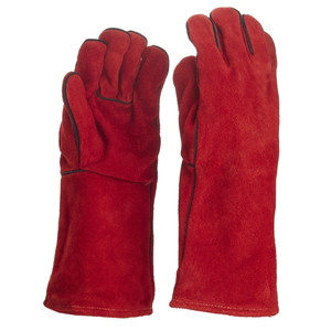 Welding Gloves Size L, red