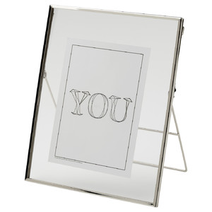 LERBODA Frame, silver-colour, 20x25 cm