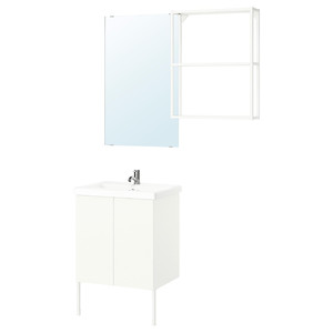 ENHET Bathroom, white, 64x43x87 cm