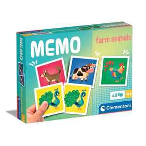 Clementoni Memo Game Farm Animals 4+