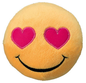 Trixie Dog Toy Smiley Heart Eyes 9cm