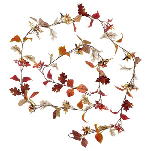 HÖSTAGILLE Artificial garland, natural, 4 m