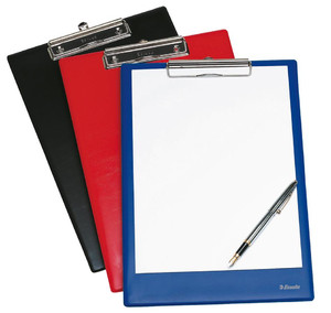 Clipboard A4 1pc, PVC, black