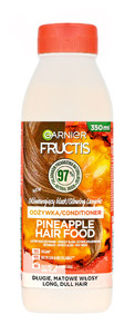 Fructis Hair Food Conditioner Glowing Lengths Pineapple 97% Natural Vegan 350ml