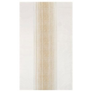 TAGGSIMPA Tablecloth, white/beige, 145x240 cm