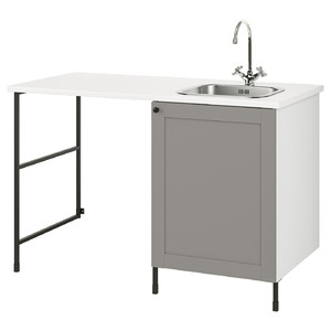 ENHET Laundry, anthracite/grey frame, 139x63.5x90.5 cm