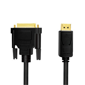 LogiLink DisplayPort to DVI Cable 2 m, black