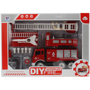 DIY Assembling Fire Truck 3+