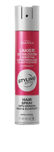 Joanna Styling Effect Hair Spray with Keratin Hold & Elasticity Extra Strong 250ml