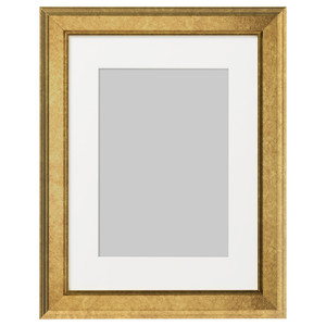 VIRSERUM Frame, gold-colour, 30x40 cm