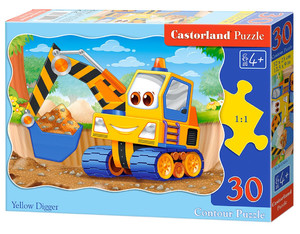 Castorland Children's Puzzle Yellow Digger 30pcs 4+