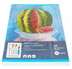 Creatinio Painting Paper Pad A3 20 Sheets 120g 10pcs