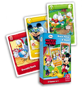 Cartamundi Card Game Black Peter & Memo Mickey 3+