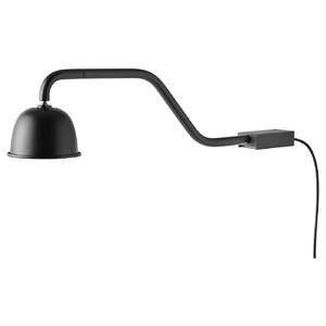 TVÄRDRAG Cabinet lighting, black