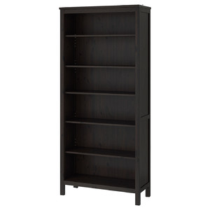 HEMNES Bookcase, black-brown, 90x197 cm