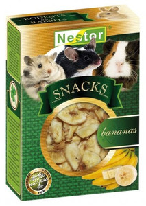 Nestor Snacks for Rodents - Dried Bananas
