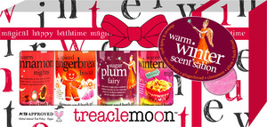 TREACLEMOON Gift Set Warm Winter Scentsation (Body Wash 4x Bath Bomb 1x)