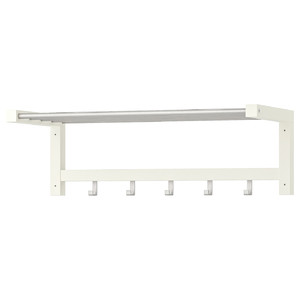 TJUSIG Hat rack, white, 79 cm