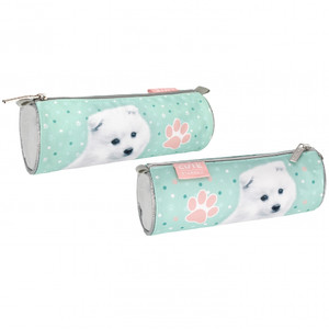 Pencil Case Tube Doggy 1pc