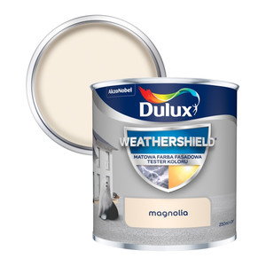 Dulux Colour Tester Weathershield Exterior Paint 250ml magnolia