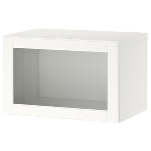 BESTÅ Shelf unit with door, white, Ostvik white, 60x42x38 cm