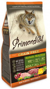 Primordial Dog Dry Food Grain Free Adult Deer & Turkey 12kg