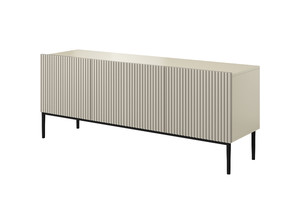 TV Cabinet Nicole 150 cm, cashmere/black legs