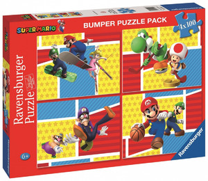 Ravensburger Children's Puzzle Super Mario 4x100pcs 6+