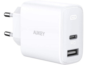 Aukey Wall Charger EU Charger 2xUSB PD PA-F3S