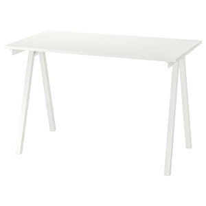 TROTTEN Desk, white, 120x70 cm