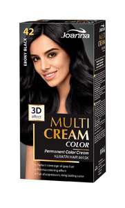Joanna Multi Cream Color Hair Dye No. 42 Ebony Black