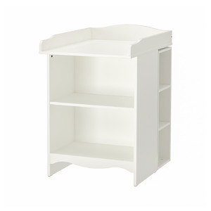 SMÅGÖRA Changing tbl/bookshelf w 2 shlf ut, white