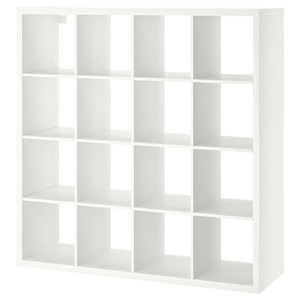 KALLAX Shelving unit, white, 147x147 cm