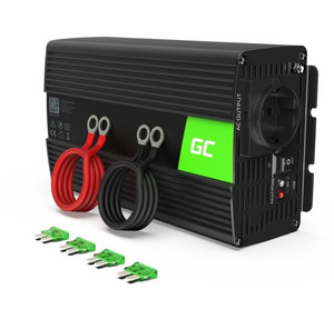 Green Cell Car Power Inverter Converter 24V to 230V 1000W/2000W Pure sine