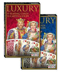Piatnik 55 Playing Cards Luxury, random colours, 8+