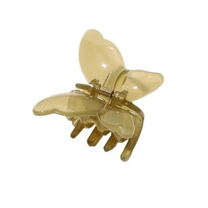 ECARLA Hair Clip Butterfly Green See-Through 6cm