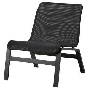 NOLMYRA Easy chair, black, black
