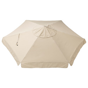 VÅRHOLMEN Parasol canopy, beige, 300 cm