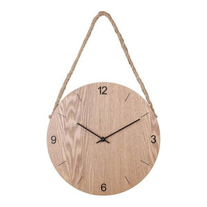 Splendid Wall Clock Amparo 30x30 cm, brown