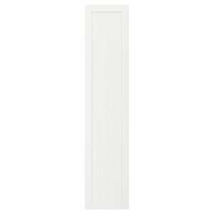 GULLABERG Door with hinges, white, 50x229 cm