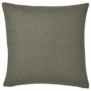 JORDTISTEL Cushion cover, grey-green, 50x50 cm