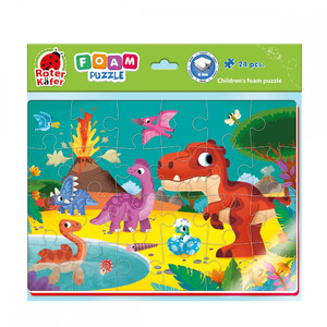 Foam Children's Puzzle 24pcs Dinosaurs 3+