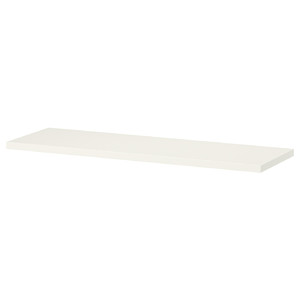 BURHULT Shelf, white, 59x20 cm