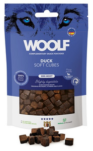 Woolf Soft Cubes Monoprotein Duck Snacks for Dogs 100g