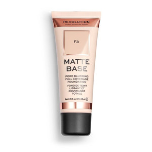 Makeup Revolution Matte Base Foundation F3 Vegan 28 ml